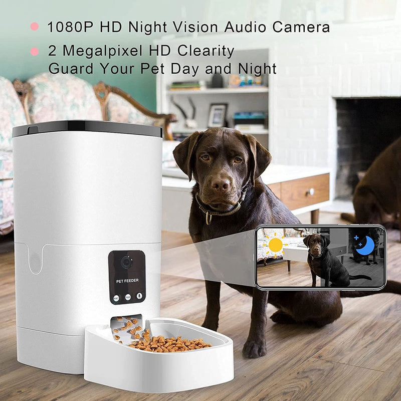 AI Pet Feeder.(With App Control and video monitoring)