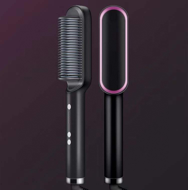 New 2 In 1 Hair Straightener Hot Comb