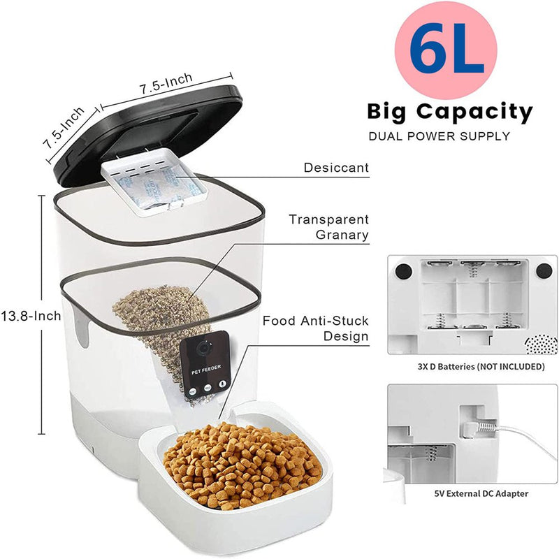 AI Pet Feeder.(With App Control and video monitoring)