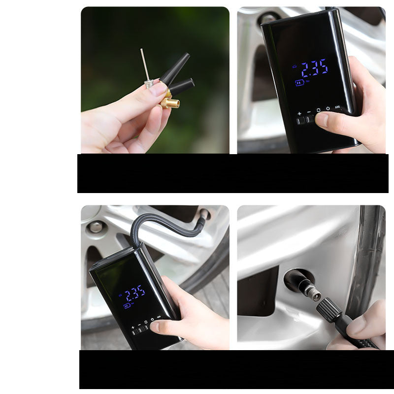 Car Mini Portable Electric Smart Wireless Digital Inflator Air Pump