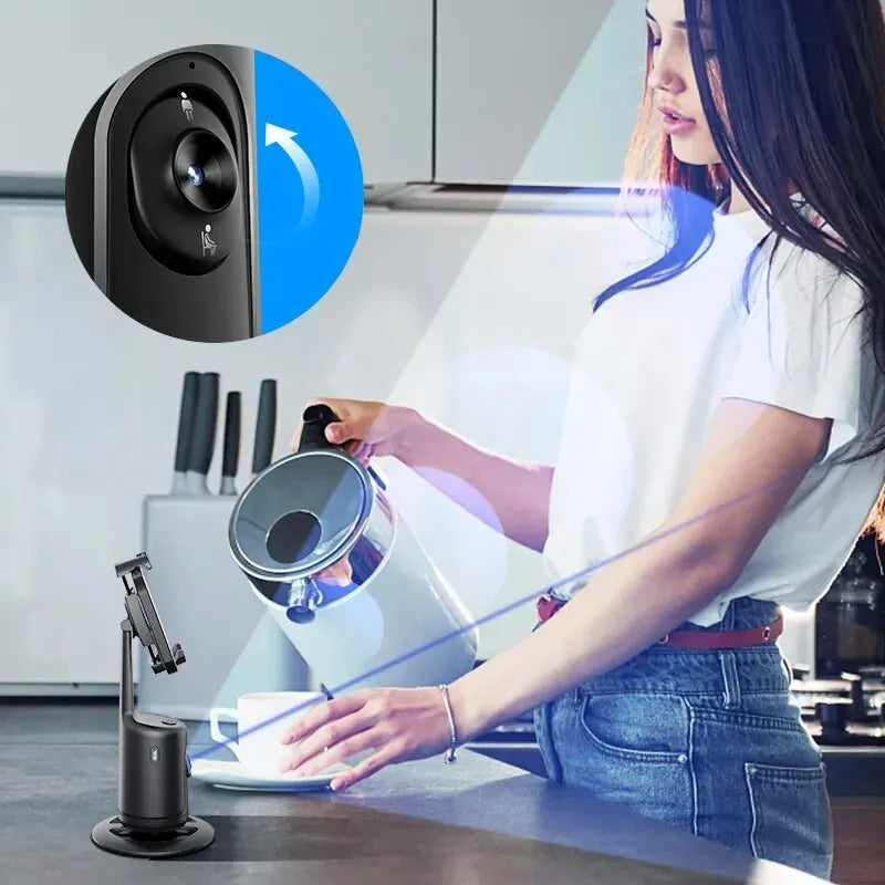 360 Auto Face Tracking Gimbal AI Smart Face Tracking Auto